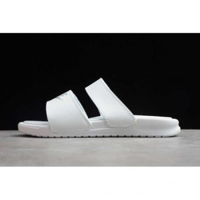 Nike Benassi Duo Ultra Triple Beyaz Terlik Türkiye - 3DOB9VP5